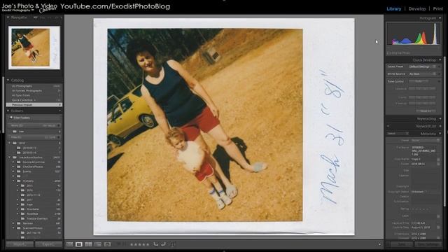 Restoring Scanned Old Photos - Lightroom Classic CC Tutorial смотреть онлайн