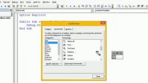 How to Create a Custom Visual Basic Editor Toolbar