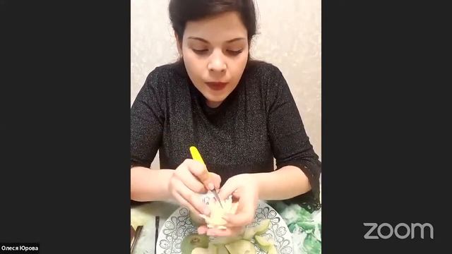 «Букет из овощей и фруктов в корзине. Карвинг» Юрова Олеся