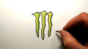 Как нарисовать Логотип Monster