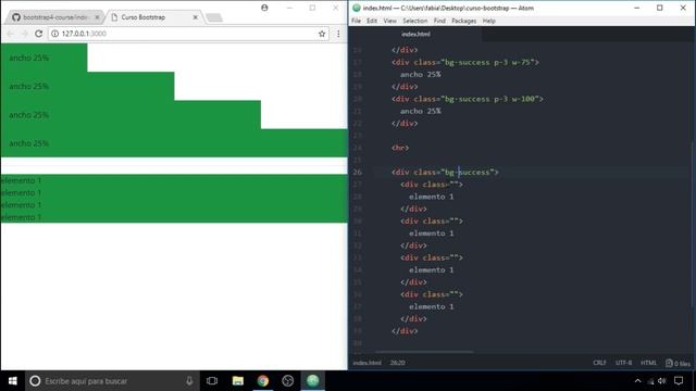 Bootstrap4 Curso Completo | Altos y Anchos en Bootststrap 4, Clase 8 смотреть онлайн