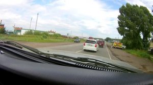Авария на въезде в Минусинск 26.07.2023