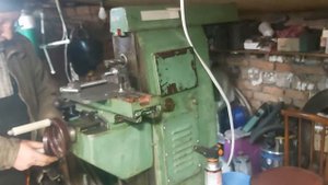 Установка тисков на НГФ 110 Ш4