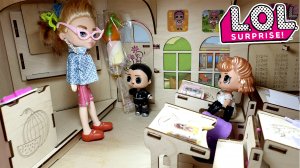 Домашняя подготовка Кати и Макса к школьным экзаменам