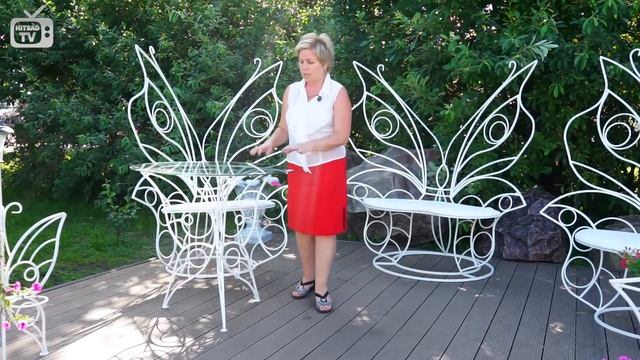 Где купить Мебель для сада? Комплект садовой мебели "Бабочка" ? Уютный летний сад с hitsad.ru смотреть онлайн