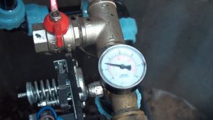 Настройка реле давления,в скважине.Aqua-Santeh.com