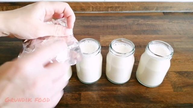 Йогурт на топлёном молоке без йогуртницы и без закваски | Yogurt with baked milk