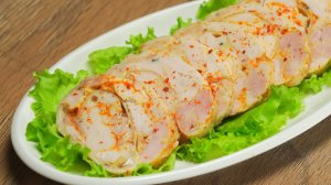Домашний КУРИНЫЙ РУЛЕТ  Рецепт
