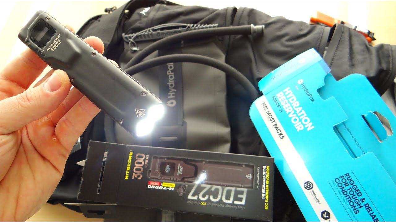 WOW Unboxing! Распаковка! Фонарь NITECORE, Гидратор HYDRAPAK, Рюкзак MATADOR!
