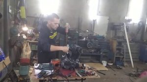 ЗАПУСК китайского МОТОРА 167FMM( капитальный ремонт)