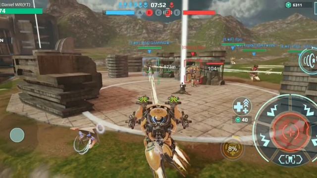 [WR] How fast do different bots go with 5 khepri links? - War Robots crazy speed tests part 3 смотреть онлайн