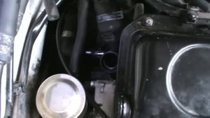 VW Passat B5.Замена тройника системы охлаждения.Двигатель AZM.