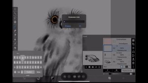 Урок рисования совы в IbisPaint X