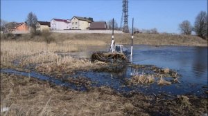 Очистка водоема, углубление, укрепление берега. Земснаряд, экскаватор, амфибия "Botsman" dredger