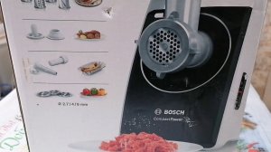 Заказала мясорубку на Wildberries. Обзор мясорубки с насадками Bosch MWF 3850B