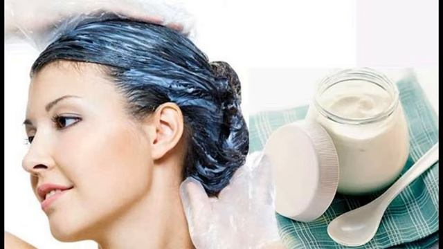 МАСКА ДЛЯ ВОЛОС ИЗ КЕФИРА // маска для сухих волос смотреть онлайн