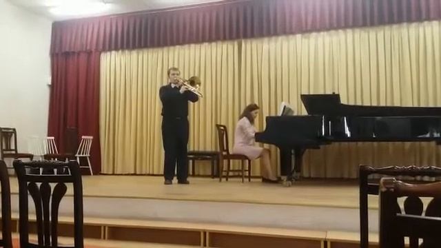 Б.Кожевников "Скерцо". Исп. Федоров Андрей (тромбон, 9 кл.), концертмейстер Ксения Коршунова смотреть онлайн