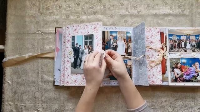 Скрапбукинг | Большой свадебный альбом своими руками | ручная работа.   scrapbooking