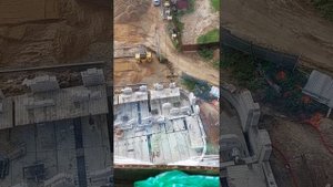 вид с башенного крана кб 405 и его кабина(контролеры)