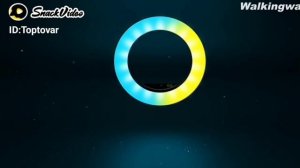 Цветная кольцевая лампа для крутых фото.