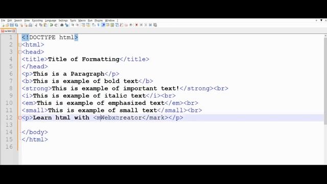 Html Text Formatting Tags (Part-2) смотреть онлайн