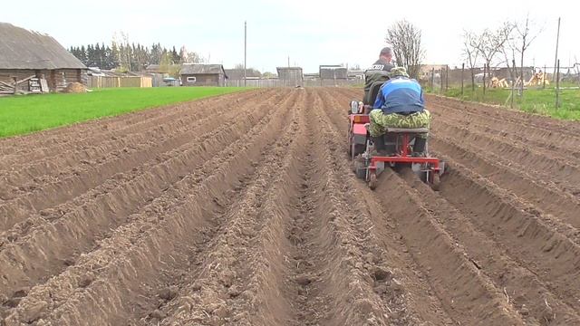 Мтз 132Н Посадка картошки 2022г смотреть онлайн