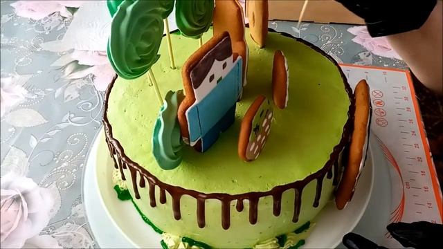 Торт для мальчика на 6 лет. Торт на день рождения.