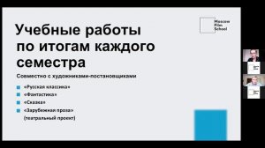 Презентация программы «Художник по костюму». День открытых дверей, апрель 2020