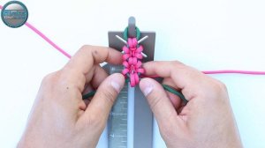 How to make Paracord Bracelet Beautiful Flower's Macrame Bracelet World of Paracord Tutorial DIY