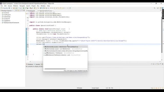 How to DRAG and DROP Web Elements over a webpage | Selenium WebDriver | Lecture 44