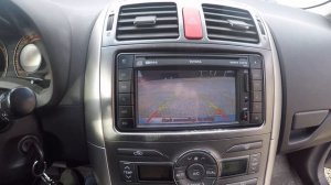 Toyota Auris установил камеру заднего вида! Камера в работе!