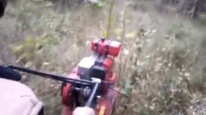 За грибами на мотоблоке