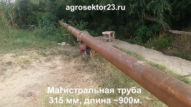 Насос Rovatti SN5E200-400-E для круговых дождевальных машин, подключен к двигателю ЯМЗ 238м смотреть онлайн