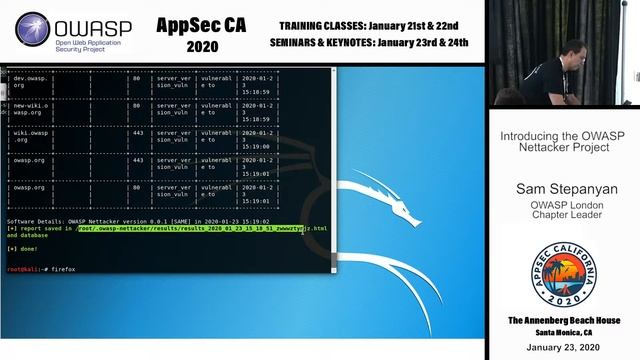 Introducing the OWASP Nettacker Project - Sam Stepanyan смотреть онлайн