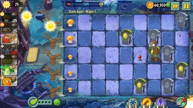 Plants vs Zombies 2: All Worlds Completed (without leveled up plants) смотреть онлайн