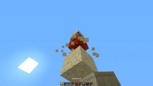 [Minecraft Механизмы] Вертикальная передача сигнала вниз #10