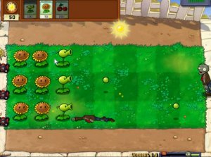 Plants vs Zombies / Adventure 1 Day 3 / Растения против Зомби / Прохождение