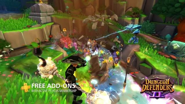 PlayStation Plus - Dungeon Defenders II PS Plus Pack | PS4 смотреть онлайн