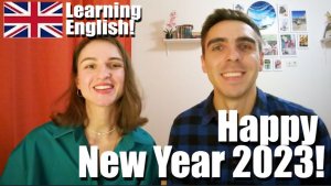 Happy New Year Message For 2023 | Learning English with Rinat and Anya