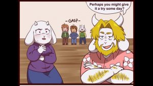 ASGORE'S WIT IS TORIEL'S DOWNFALL!? (An Undertale Comic Dub) 😎🌻☕🥧