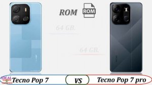 tecno pop 7 vs tecno pop 7 pro
