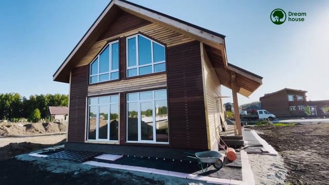 Дом 2 этажа. Технология каркасная смотреть онлайн