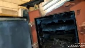 Шахтная приставка,осмотр и чистка самого котла