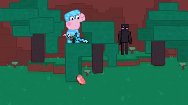 Minecraft Speedrunner Peppa vs 5 Hunters REMATCH смотреть онлайн