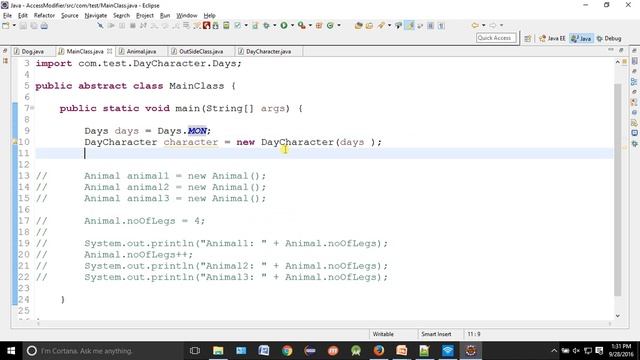 Core Java Tutorial 17 and Static , Final and Enum Keywords смотреть онлайн
