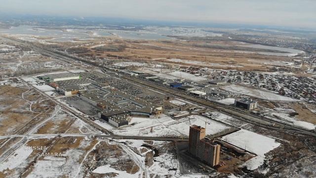 Жилой комплекс за ТЦ "Амбар" / строительство / город Самара / Russia смотреть онлайн