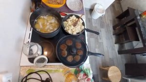 Котлеты из кеты с толчëнкой))))