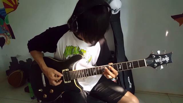 Burgerkill - Under The Scars in Drop C | MJ guitar cover solo (HD) смотреть онлайн