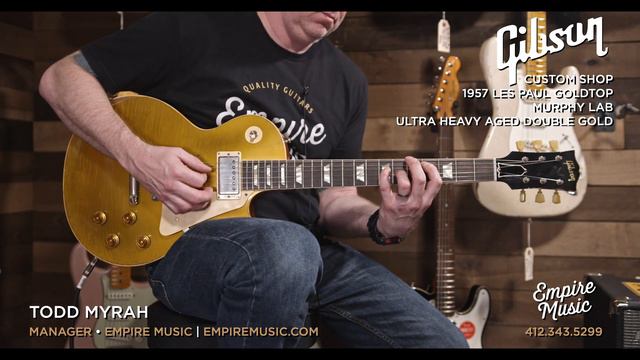 Gibson Custom Shop 1957 Les Paul Murphy Lab Ultra Heavy Aged - EMPIRE MUSIC смотреть онлайн