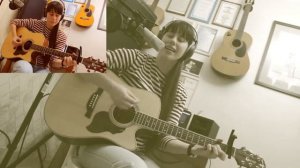 Пароход белый беленький, Елена Дерябина (кавер-гитара)